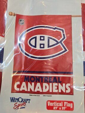 Wincraft Vertical Montreal Canadiens NHL Flag Banner Indoor Outdoor 27" x 37"